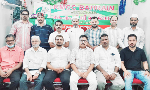 കെ.​എം.​സി.​സി മു​ഹ​റ​ഖ്​ ഏ​രി​യ ഭാ​ര​വാ​ഹി​ക​ൾ