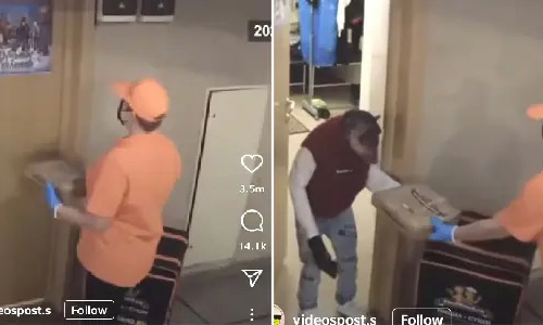 പിസ ഓർഡർ ചെയ്തത് കുരങ്ങൻ; കസ്റ്റമറെ കണ്ട് ഞെട്ടൽ വിട്ടുമാറാതെ ഡെലിവെറി ഗേൾ -വിഡിയോ വൈറൽ