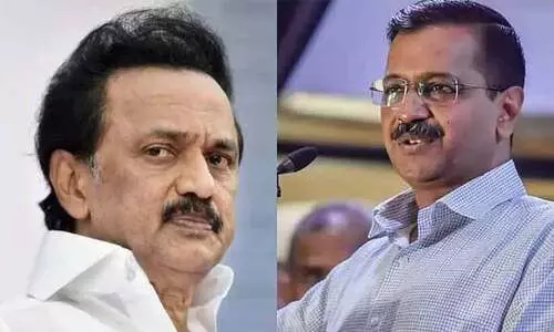 ഡൽഹിയിലെ സ്കൂളുകൾ പരിശോധിക്കാൻ കെജരിവാളിനൊപ്പം എം.കെ സ്റ്റാലിൻ