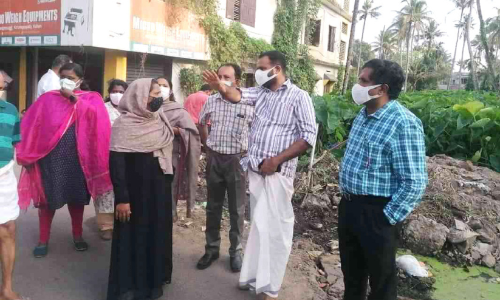 കരുനാഗപ്പള്ളി ബസ്‌സ്റ്റേഷനുമുന്നിലെ വെള്ളക്കെട്ട് പരിഹരിക്കാൻ 75 ലക്ഷം