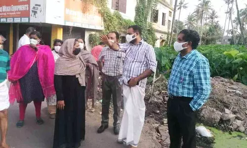 കരുനാഗപ്പള്ളി ബസ്‌സ്റ്റേഷനുമുന്നിലെ വെള്ളക്കെട്ട് പരിഹരിക്കാൻ 75 ലക്ഷം