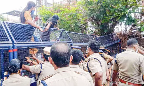 Transgender community marched to the police station