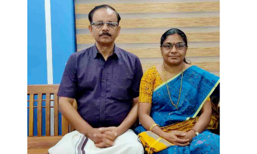പ്രഥമാധ്യാപക ദമ്പതികൾ ചുമതലയേറ്റത് ഒരുദിവസം