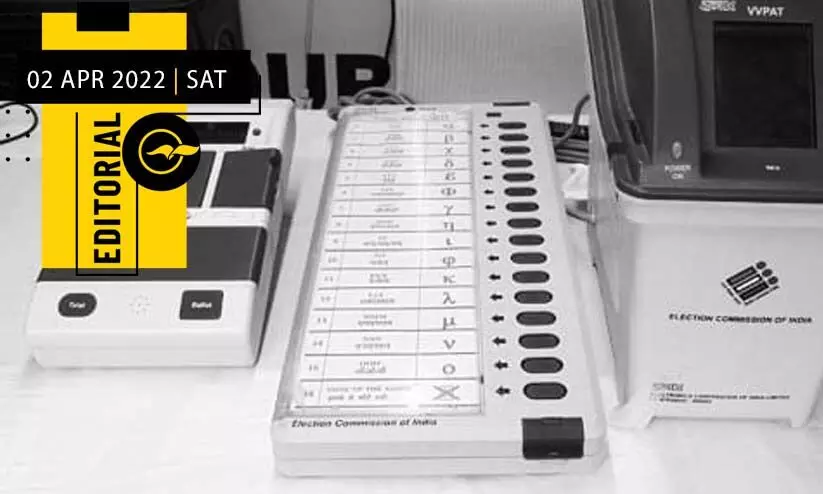 വീണ്ടുമൊരു ഇ.വി.എം ചർച്ച വീണ്ടുമൊരു ഇ.വി.എം ചർച്ച