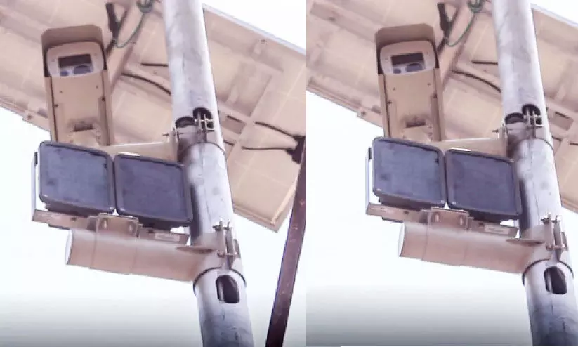 To find violations 13 camera eyes in Thodupuzha To find violations 13 camera eyes in Thodupuzha