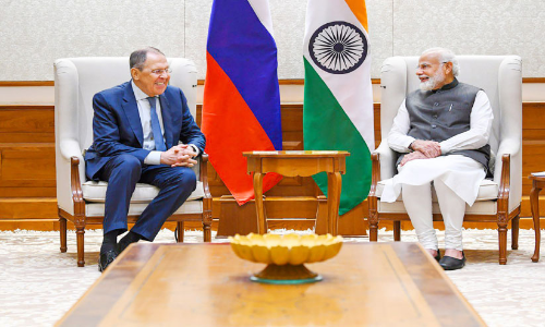 പുടി​െൻറ സന്ദേശം കൈമാറാൻ മോദി-ലാവ്റോവ് കൂടിക്കാഴ്ച
