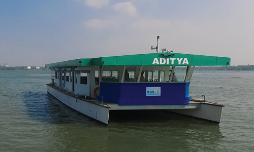 aditya solar boat