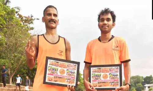 Mani and Ragesh celebrate their birthday with run