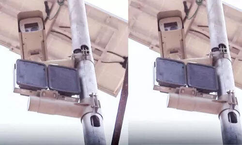 To find violations 13 camera eyes in Thodupuzha To find violations 13 camera eyes in Thodupuzha