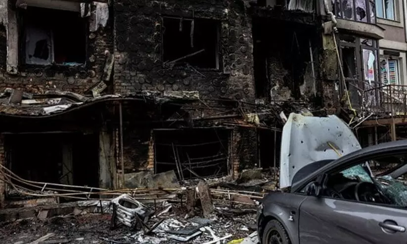 യുക്രെയ്ൻ നഗരമായ ഒഡേസയിൽ റഷ്യയുടെ​ മിസൈൽ ആക്രമണം