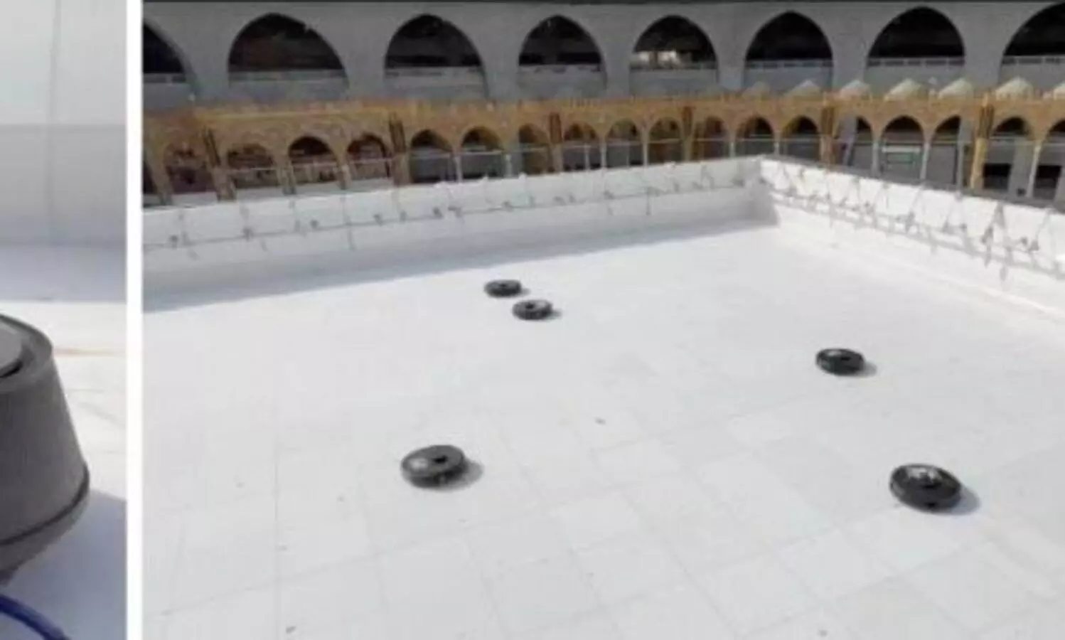 കഅ്ബയുടെയുടെ മേൽക്കൂര ഇനിമുതൽ സ്മാർട്ട് ചൂലുകൾ വൃത്തിയാക്കും