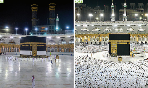 കോ​വി​ഡ് നി​യ​ന്ത്ര​ണ​ങ്ങ​ളി​ല്ലാ​ത്ത റ​മ​ദാ​ൻ; പ്രാ​ർ​ഥ​ന​യു​ടെ ചൈ​ത​ന്യ​വു​മാ​യി വി​ശ്വാ​സി​ക​ൾ