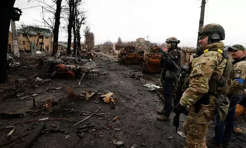 റഷ്യ പിന്മാറുന്ന സ്ഥലങ്ങളിലെല്ലാം മൈനുകൾ ഉപേക്ഷിക്കുന്നു; കാഴ്ചകൾ ഭയാനകമെന്നും സെലൻസ്കി