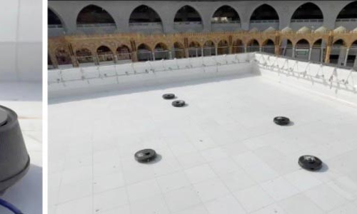 കഅ്ബയുടെയുടെ മേൽക്കൂര ഇനിമുതൽ സ്മാർട്ട് ചൂലുകൾ വൃത്തിയാക്കും