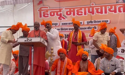 വിദ്വേഷ വിഷംതുപ്പി ഡൽഹിയിൽ ​ഹിന്ദു മഹാ പഞ്ചായത്ത്​; മാധ്യമപ്രവർത്തകരെ ആക്രമിച്ചു​