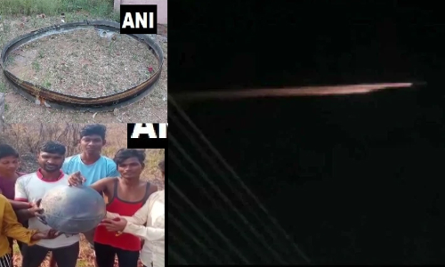 ആകാശത്ത് കണ്ടത് നിഗൂഢമായ തീജ്വാല; ഗ്രാമങ്ങളിൽ വീണത് ലോഹഗോളവും പൊള്ളുന്ന വളയവും -VIDEO