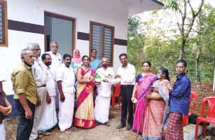 ജമാഅത്തെ ഇസ്‍ലാമിയും നഗരസഭയും ചേർന്ന് ഓമനയുടെ സ്നേഹ വീടൊരുക്കി