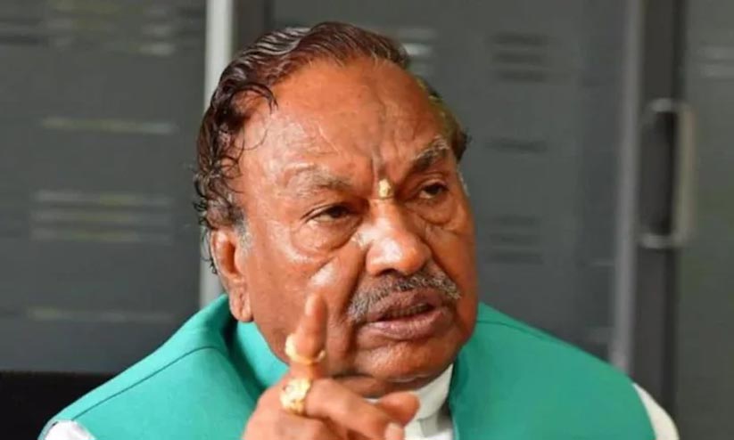 ഇവിടുത്തെ ഭക്ഷണം കഴിച്ച് പാകിസ്താൻ സിന്ദാബാദ് പറയുന്നവരെ വെറുതെ വിടില്ല -കെ.എസ് ഈശ്വരപ്പ