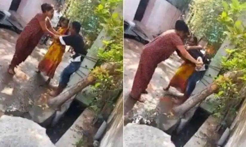 കഞ്ചാവിനടിമയായ മകനെ കെട്ടിയിട്ട് കണ്ണിൽ മുളകുതേച്ച് അമ്മ; വീഡിയോ വൈറൽ
