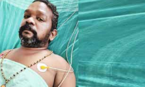 ട്രെയിനിൽനിന്ന് വീണ് വലതുകാൽ അറ്റു; ബന്ധുക്കളെ കാത്ത് ഹരിഹരസുതൻ