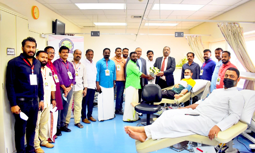 പത്തനംതിട്ട പ്രവാസി അസോസിയേഷൻ രക്തദാനക്യാമ്പ് സംഘടിപ്പിച്ചു