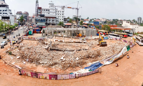 കെ.എസ്.ആർ.ടി.സി സ്റ്റാൻഡിന്‍റെ മുഖമുദ്രയായിരുന്ന കെട്ടിടം ഇനിയില്ല