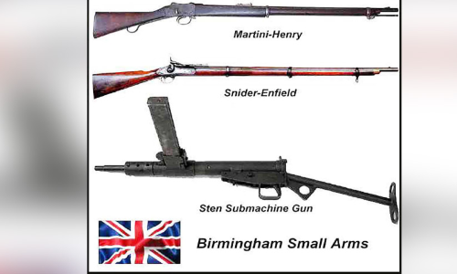 Defendant used a UK-made BSA company gun