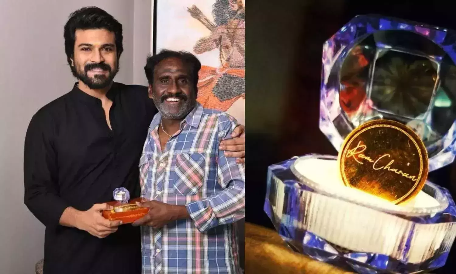 1000 കോടിയോടടുത്ത് ആർ.ആർ.ആർ; പിന്നണി പ്രവർത്തകർക്ക് സ്വർണനാണയം സമ്മാനിച്ച് രാംചരൺ