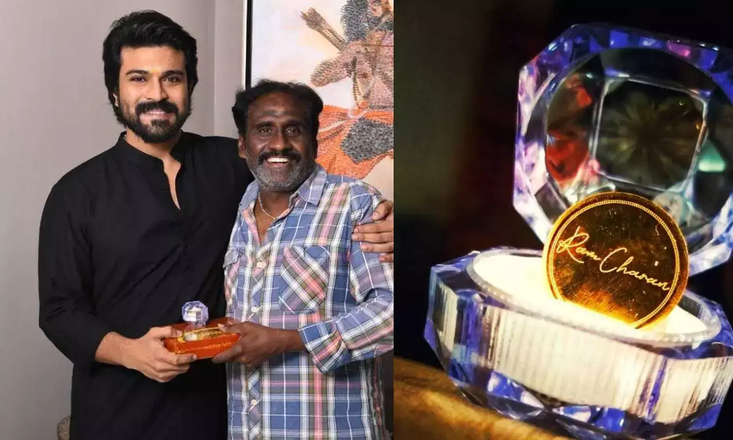 1000 കോടിയോടടുത്ത് ആർ.ആർ.ആർ; പിന്നണി പ്രവർത്തകർക്ക് സ്വർണനാണയം സമ്മാനിച്ച് രാംചരൺ