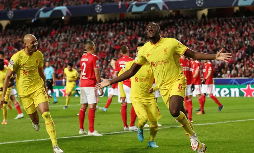 ചാമ്പ്യൻസ് ലീഗ്: ആദ്യ കടമ്പ കടന്ന് ലിവർപൂൾ, സിറ്റി ചാമ്പ്യൻസ് ലീഗ്: ആദ്യ കടമ്പ കടന്ന് ലിവർപൂൾ, സിറ്റി