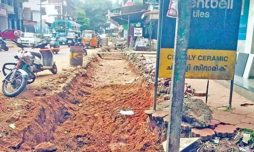 പ്രവൃത്തി തുടങ്ങി രണ്ടു വർഷം; കുറ്റ്യാടി ടൗൺ വികസനപദ്ധതി ഇഴയുന്നു പ്രവൃത്തി തുടങ്ങി രണ്ടു വർഷം; കുറ്റ്യാടി ടൗൺ വികസനപദ്ധതി ഇഴയുന്നു