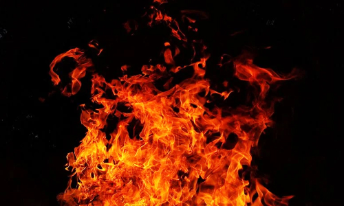 തൃ​ക്കാ​ക്ക​ര​യി​ൽ സി​.പി.​എം പ്ര​വ​ർ​ത്ത​ക​യു​ടെ വീ​ട് ക​ത്തി​ച്ചു