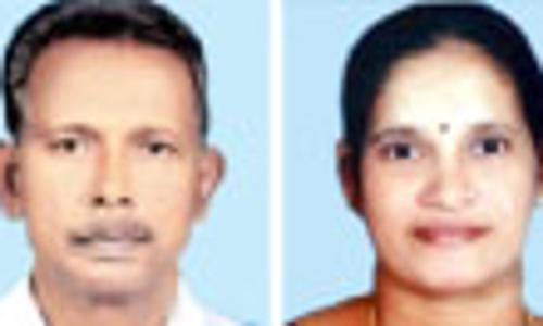 മ​ണി​ക്കൂ​റു​ക​ളു​ടെ ഇ​ട​വേ​ള​യി​ൽ ഭ​ർ​ത്താ​വും ഭാ​ര്യ​യും മ​രി​ച്ചു