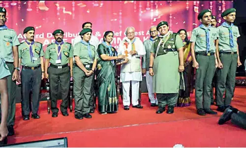 Goodwill English School in full on the Scouts and Guides Award Goodwill English School in full on the Scouts and Guides Award