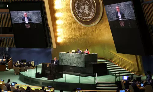 യു.​എ​ൻ മ​നു​ഷ്യാ​വ​കാ​ശ കൗ​ൺ​സി​ലി​ൽ വോ​ട്ടെ​ടു​പ്പ്; മൂ​ന്നി​ലൊ​ന്ന് രാ​ജ്യ​ങ്ങ​ൾ അ​നു​കൂ​ലി​ച്ചാ​ൽ റ​ഷ്യ പുറത്ത്