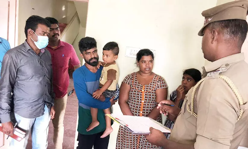 Sri Lankan refugee family