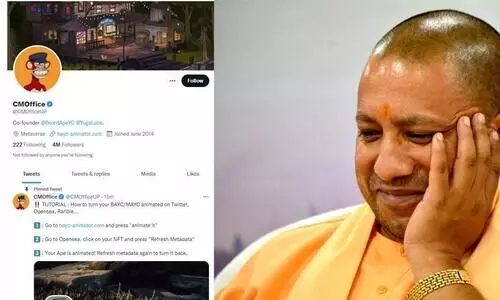 യു.പി മുഖ്യമന്ത്രിയുടെ ട്വിറ്റർ ഹാൻഡിൽ ഹാക്ക് ചെയ്തു; യോഗിയുടെ ചിത്രം മാറ്റി യു.പി മുഖ്യമന്ത്രിയുടെ ട്വിറ്റർ ഹാൻഡിൽ ഹാക്ക് ചെയ്തു; യോഗിയുടെ ചിത്രം മാറ്റി