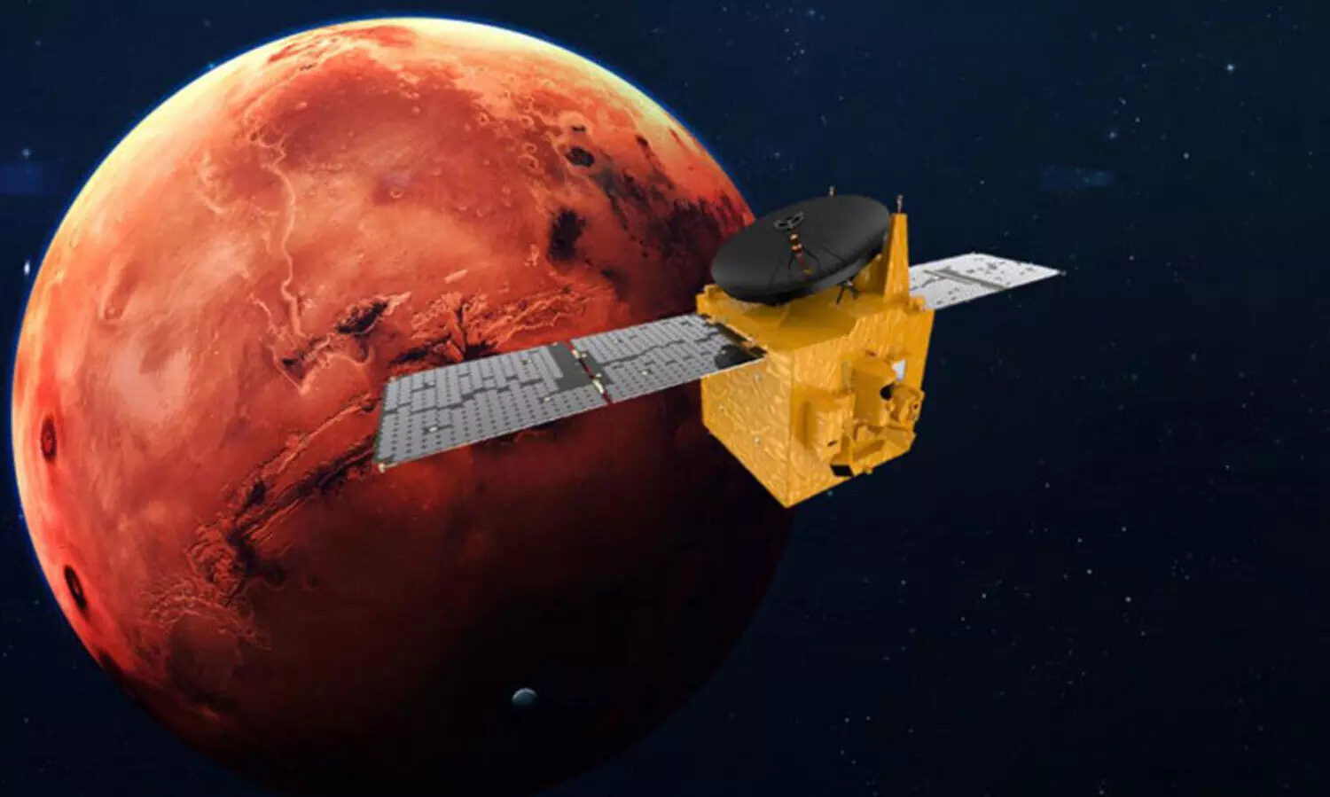 ചൊ​വ്വ​യെ കു​റി​ച്ച്​  പു​തു വി​വ​ര​ങ്ങ​ളു​മാ​യി  ഹോ​പ്​ പ്രോ​ബ്​