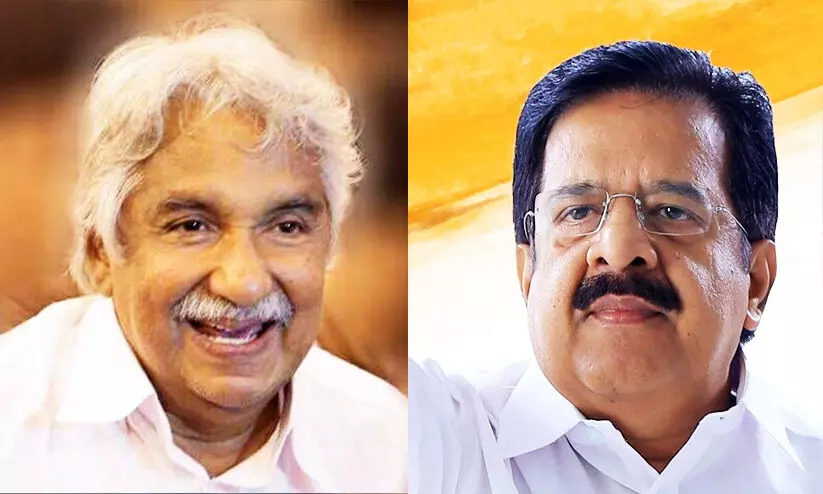 Ramesh Chennithala, Oommen Chandy Ramesh Chennithala, Oommen Chandy