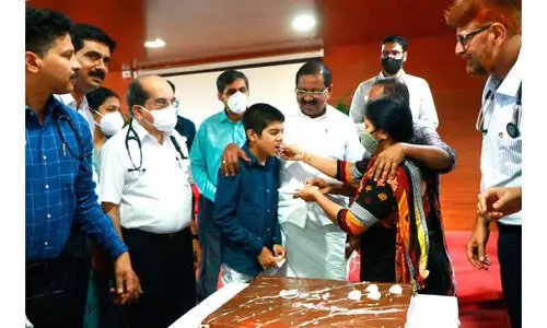 മരിച്ചിട്ടും നിലക്കാത്ത ഹൃദയതാളമായി വിഷ്ണു; ദീക്ഷിതിന് ഇത് പുതുജന്മം