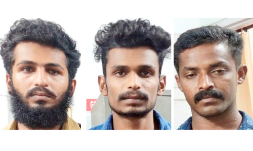 സുഹൃത്തിനെ തലക്കടിച്ച് കൊലപ്പെടുത്താൻ ശ്രമം; മൂന്നുപേർ അറസ്റ്റിൽ