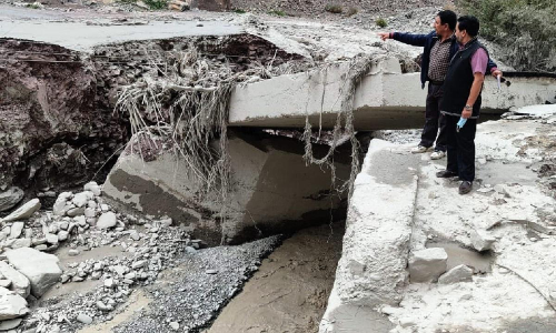 ലഡാക്കിൽ പാലം തകർന്ന് നാല് തൊഴിലാളികൾ മരിച്ചു