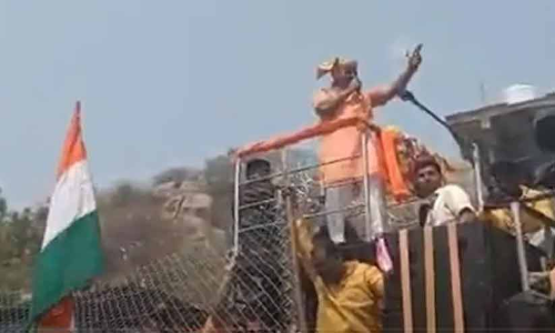 bharat will soon be hindu rashtra- sings bjp mla