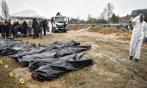 യുക്രെയ്നിലെ കിയവിൽ നിന്നും കണ്ടെത്തിയത് 1,200ലധികം മൃതദേഹങ്ങൾ