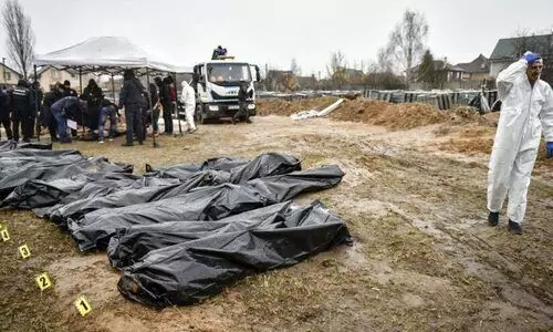 യുക്രെയ്നിലെ കിയവിൽ നിന്നും കണ്ടെത്തിയത് 1,200ലധികം മൃതദേഹങ്ങൾ