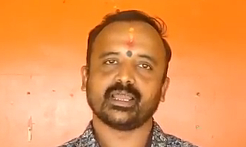 കർണാടക മന്ത്രി ഈശ്വരപ്പക്കെതിരെ അഴിമതി ആരോപണം ഉന്നയിച്ച കരാറുകാരൻ മരിച്ച നിലയിൽ