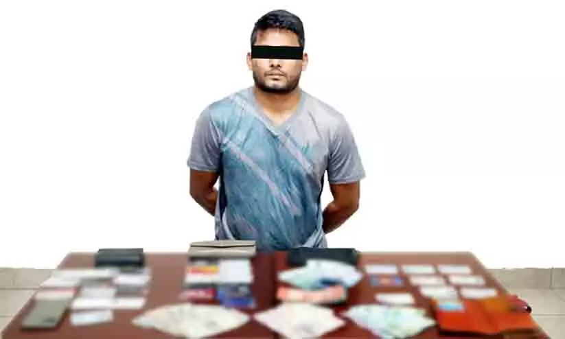 കാറുകളിൽ മോഷണം; ഏഷ്യൻ വംശജൻ അറസ്റ്റിൽ