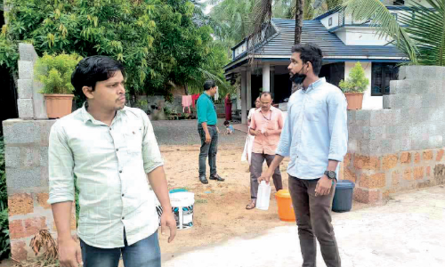 Drinking water in Ponnani The presence of salt in the test