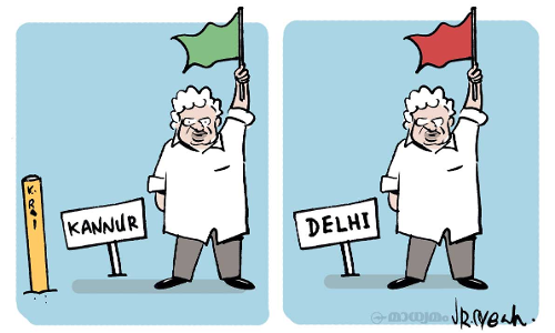 ട്രെയിൻ വരാതെ പച്ചക്കൊടി കാണിക്കാൻ കഴിയില്ലല്ലോ -യെച്ചൂരി