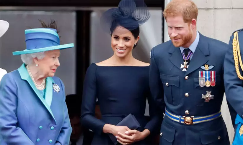 ഹാരിയും മേഗനും എലിസബത്ത് രാജ്ഞിയെ സന്ദർശിച്ചു; രാജകീയ ചുമതലകൾ ഉപേക്ഷിച്ചതിനുശേഷം ആദ്യമായി ബ്രിട്ടണിൽ ഹാരിയും മേഗനും എലിസബത്ത് രാജ്ഞിയെ സന്ദർശിച്ചു; രാജകീയ ചുമതലകൾ ഉപേക്ഷിച്ചതിനുശേഷം ആദ്യമായി ബ്രിട്ടണിൽ